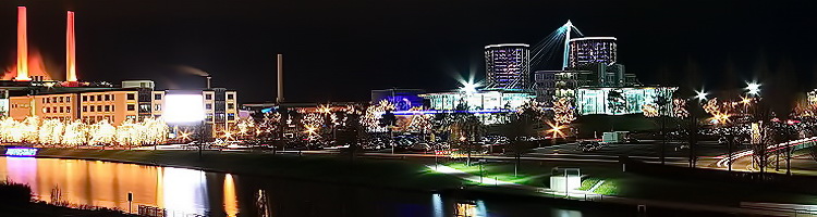 Autostadt Wolfsburg Nachtfotografie