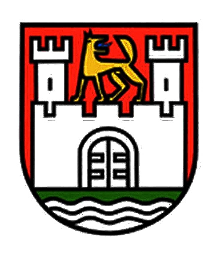 Das Wappen von Wolfsburg